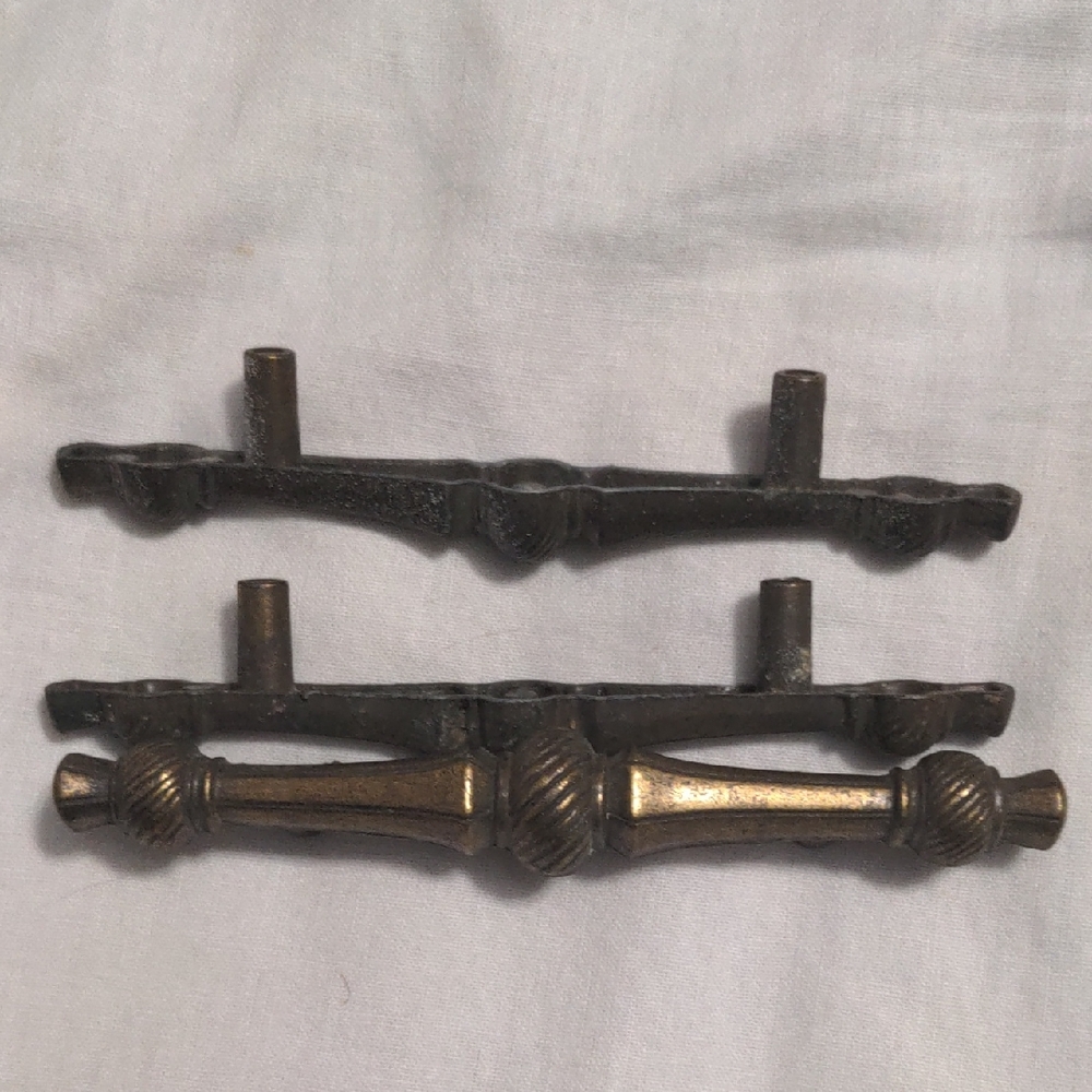 Vintage 1970's Allison 991 Drawer Handles Made Japan mid century Kitchen dresser